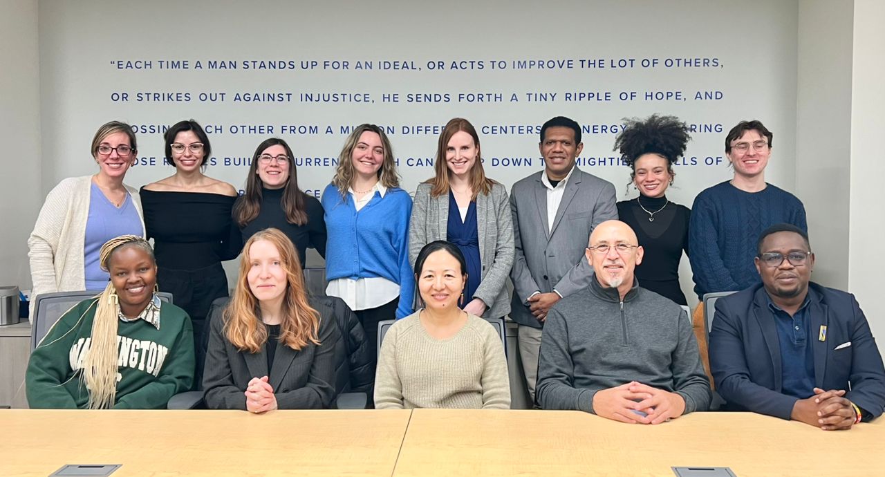 Meeting between human rights advocates from Columbia Human Rights Institute and Kennedy Human Rights Center in Washington DC today